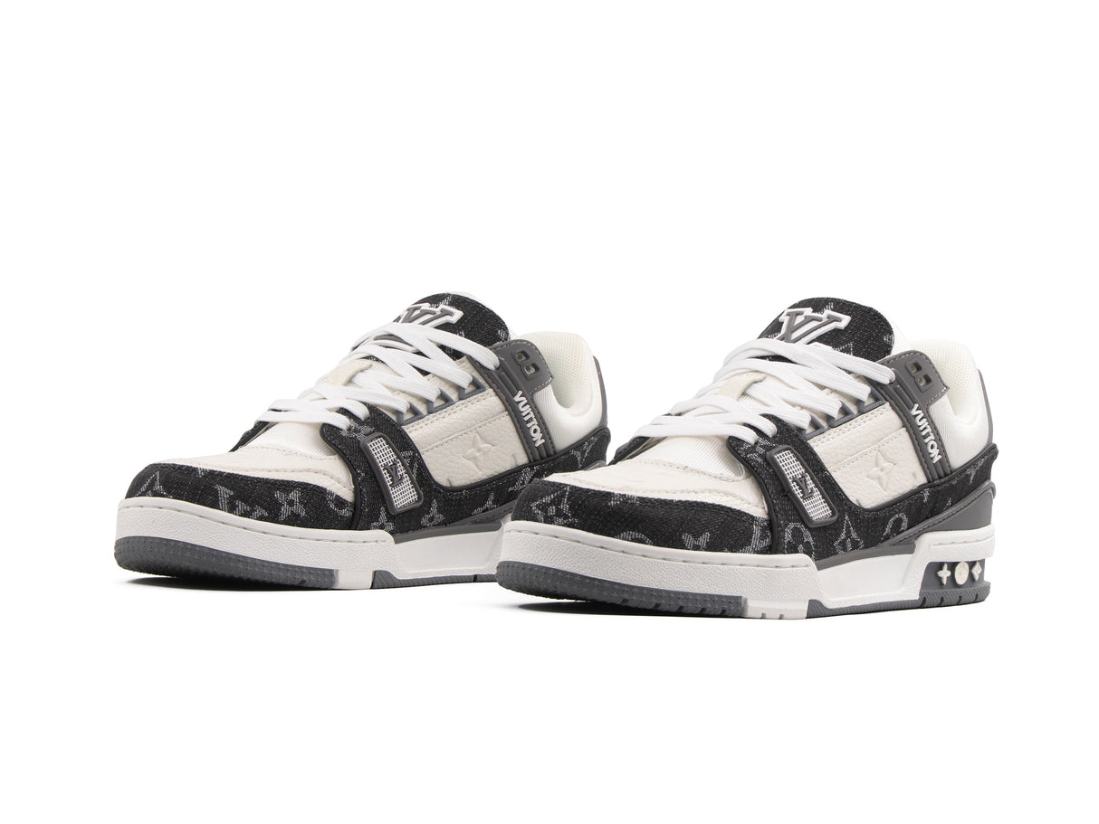 Tenis LV Trainer Blanco Gris Importado