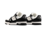 Tenis LV Trainer Blanco Negro Importado