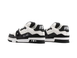Tenis LV Trainer Negro Blanco Importado
