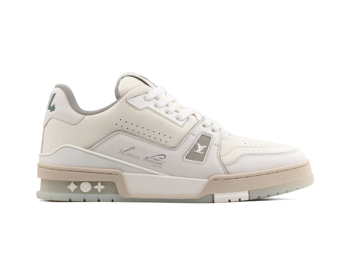 Tenis LV Trainer Premium Blanco Total Importado