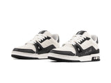 Tenis LV Trainer Premium Negro Blanco Importado