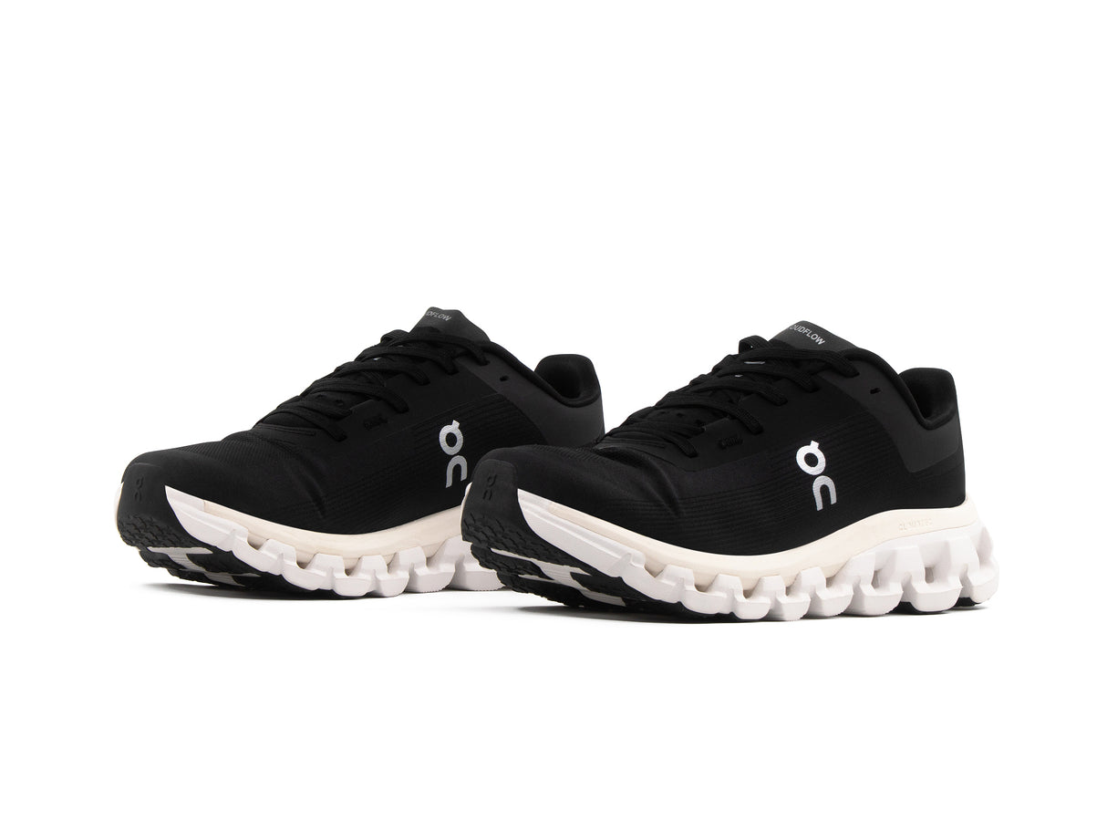 Tenis On Cloud Flow 4 Negro Blanco Importado