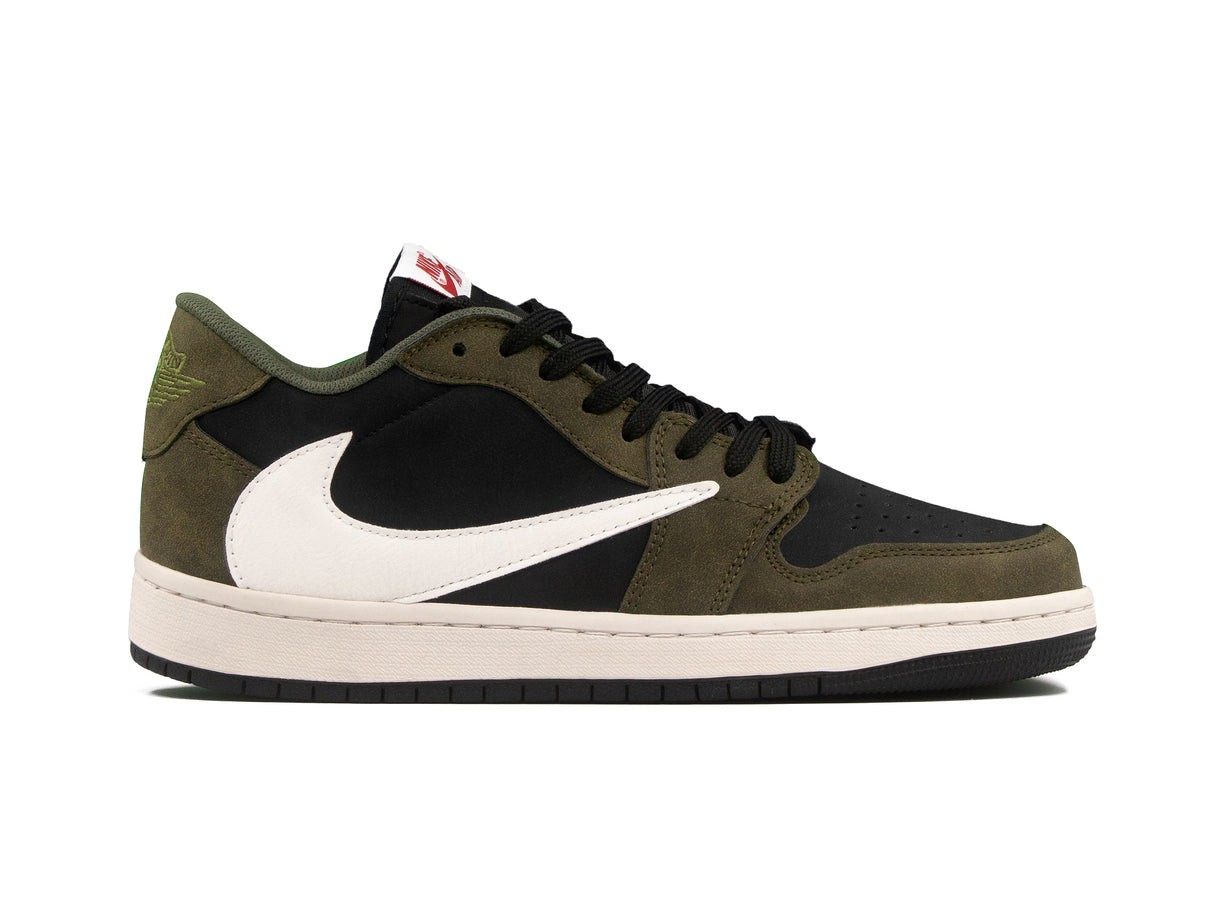 Paq 6 Pares Tenis Travis Low Black Olive 25/28.5