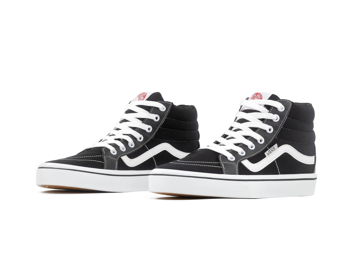 Tenis Vans Bota Negro Blanco