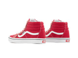 Tenis Vans Bota Rojo Blanco