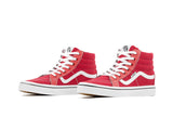 Tenis Vans Bota Rojo Blanco