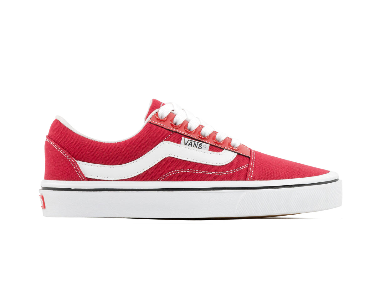 Tenis Vans Choclo Rojo Blanco