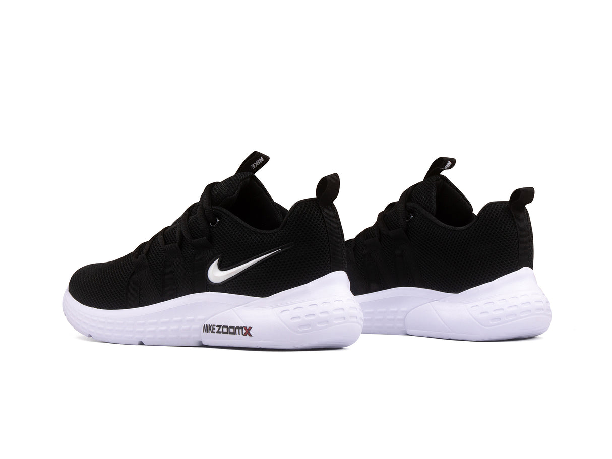 Paq 6 Pares Tenis Zoom Negro Blanco 22/25.5