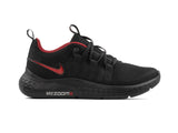 Tenis Zoom Negro Rojo