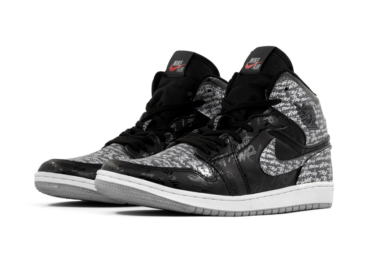 Tenis Retro 1 Negro Rebelion