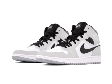 Tenis Retro 1 Gris Blanco Negro