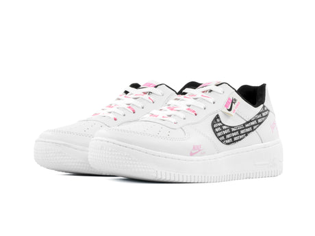 Tenis 270 Blanco Negro Rosa