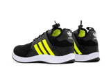 Paq 6 Pares Tenis 018 Negro Amarillo Neon 25/28.5